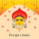 Painting Of Durga Self Adhesive Sticker Poster