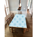 Blue Round Mandala Art Self Adhesive Sticker For Table