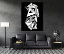 Symmetrical Asymmetrical Art Canvas