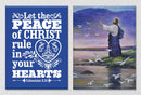 Jesus And Peace Wall Art, Set Of 2