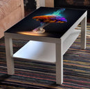 Colourful Mushroom Painting Self Adhesive Sticker For Table