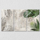 Grey leaves Set of 3