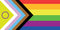 LGBTQ Flag Self Adhesive Sticker For Wardrobe