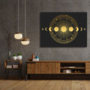 Golden Black Moon Phases