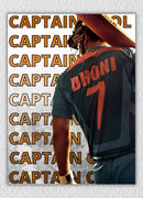Captain Dhoni Wall Art
