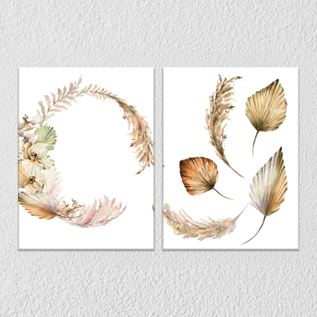 Golden Canvas Art, Set Of 2