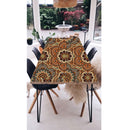 Brown Shaded Mandala Art Self Adhesive Sticker For Table