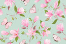 Butterfly Cyan Wallpaper