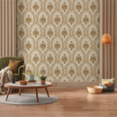 Moksh Damask Seamless Wallpaper