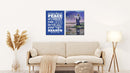 Jesus And Peace Wall Art, Set Of 2