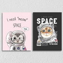 I Need More Space Art, Set Of 2
