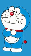Doremon Cartoon Self Adhesive Sticker For Refrigerator