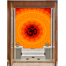 Om In Mandala Art Self Adhesive Sticker Poster