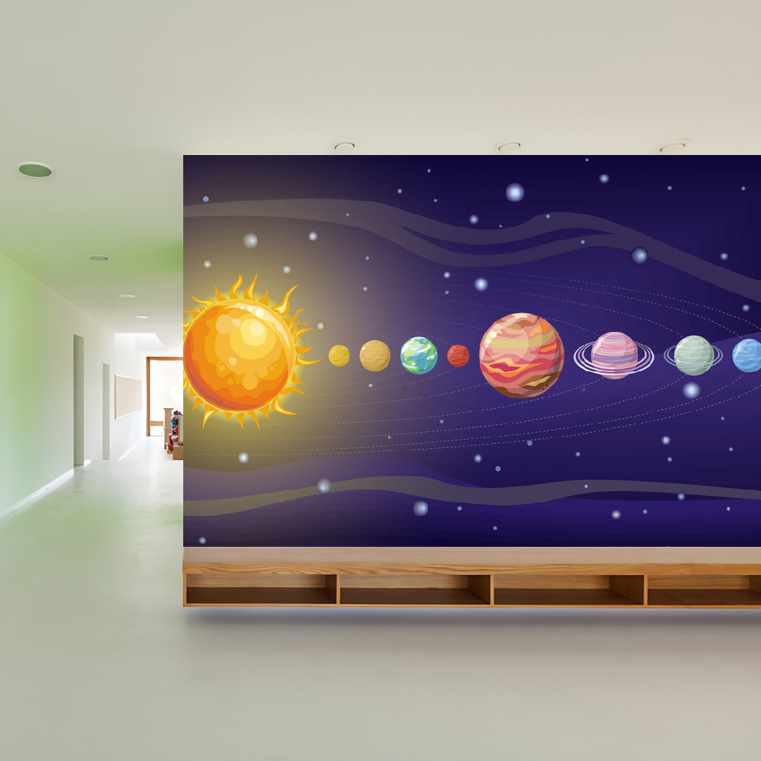 Sun Mercury Venus Moon Earth Marse Wallpaper