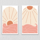 Sunset And Sunrise Wall Art 29, Set Of 2