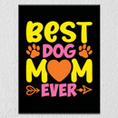 Best Dog Mom Wall Art