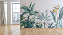 Banana Leaf With Bird Tropical Wallpaper