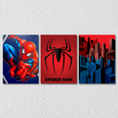 Spiderman Wall Art, Set Of 3