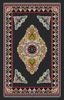 European Style Black Wallpaper