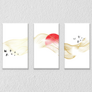 Sunset And Sunrise Wall Art 28, Set Of 3