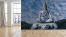 Shiva And Cloudy Sky Wallpaper
