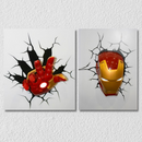 Iron Man Wall Art, Set of 2