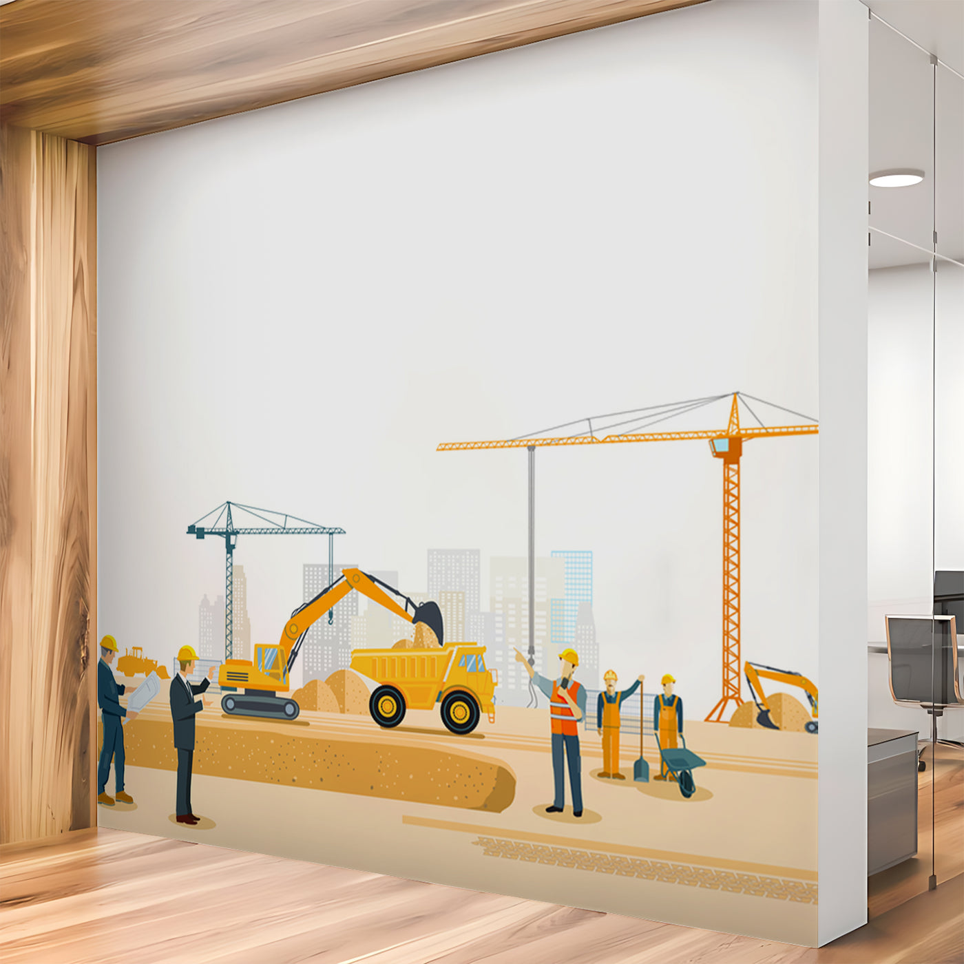 Wrecking Construction Wallpaper