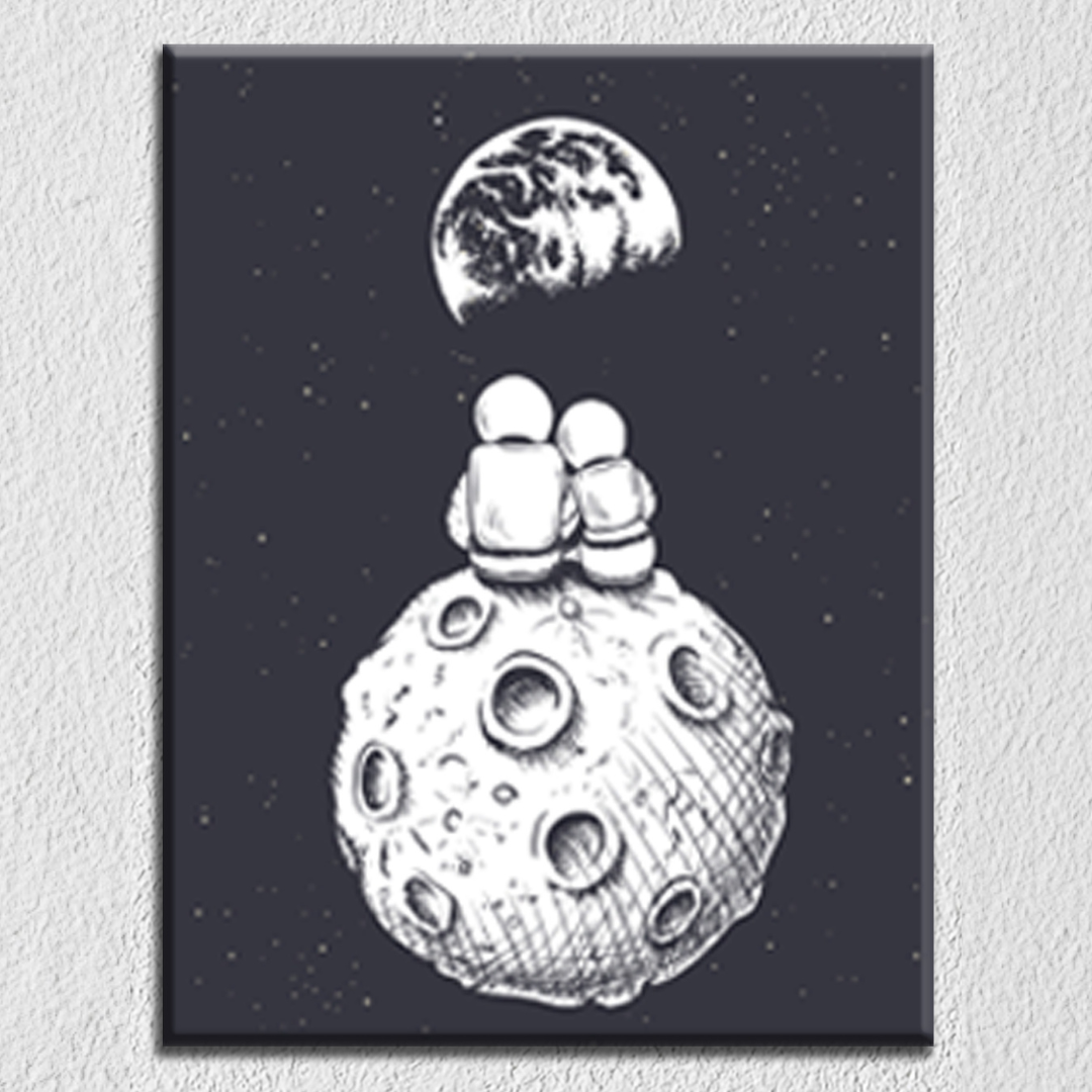Astronaut Chilling Art