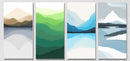 Nature Landscape Wall Art 16, Set Of 4