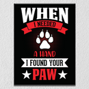 I Found Your Paw Wall Art