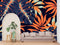Tropical Leaf Customized Wallpaper