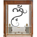Om With Ganesh Sketch Self Adhesive Sticker Poster