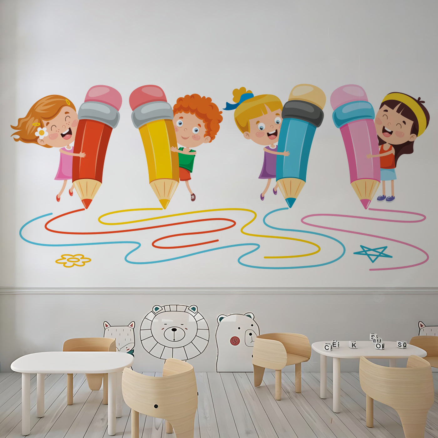 Kindergarten Doodle Wallpaper