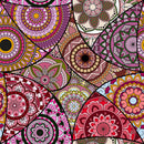 Mandala Flower Art Self Adhesive Sticker For Refrigerator
