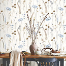 Steps Floral leaf bunch Wallpaper