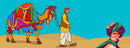 Rajasthani Desert Art Wallpaper