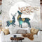 Green Deer 3D Customize Wallpaper