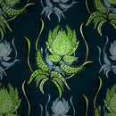 Green Leafs Flower Customize Wallpaper