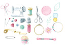 Hand Sewing Wallpaper