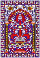 3D Luxury Ceiling Wallpaper