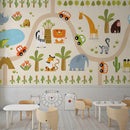 Doodle Train School Wallpaper