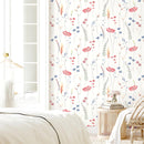 Steps Floral leaf bunch Wallpaper