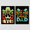 Super Dad Wall Art, Set Of 2