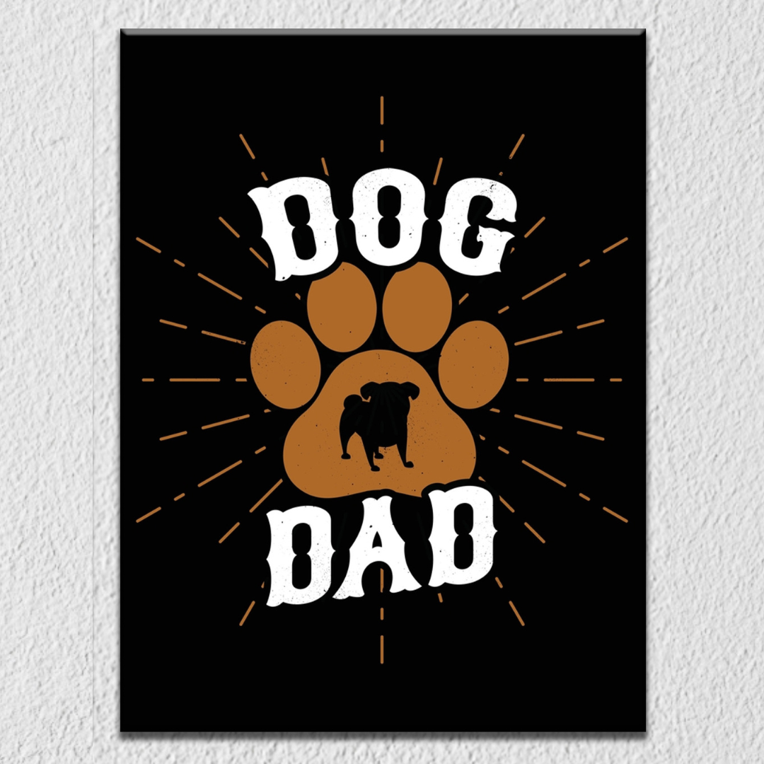Dog Dad Wall Art