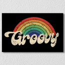 Groovy Rainbow Wall Art