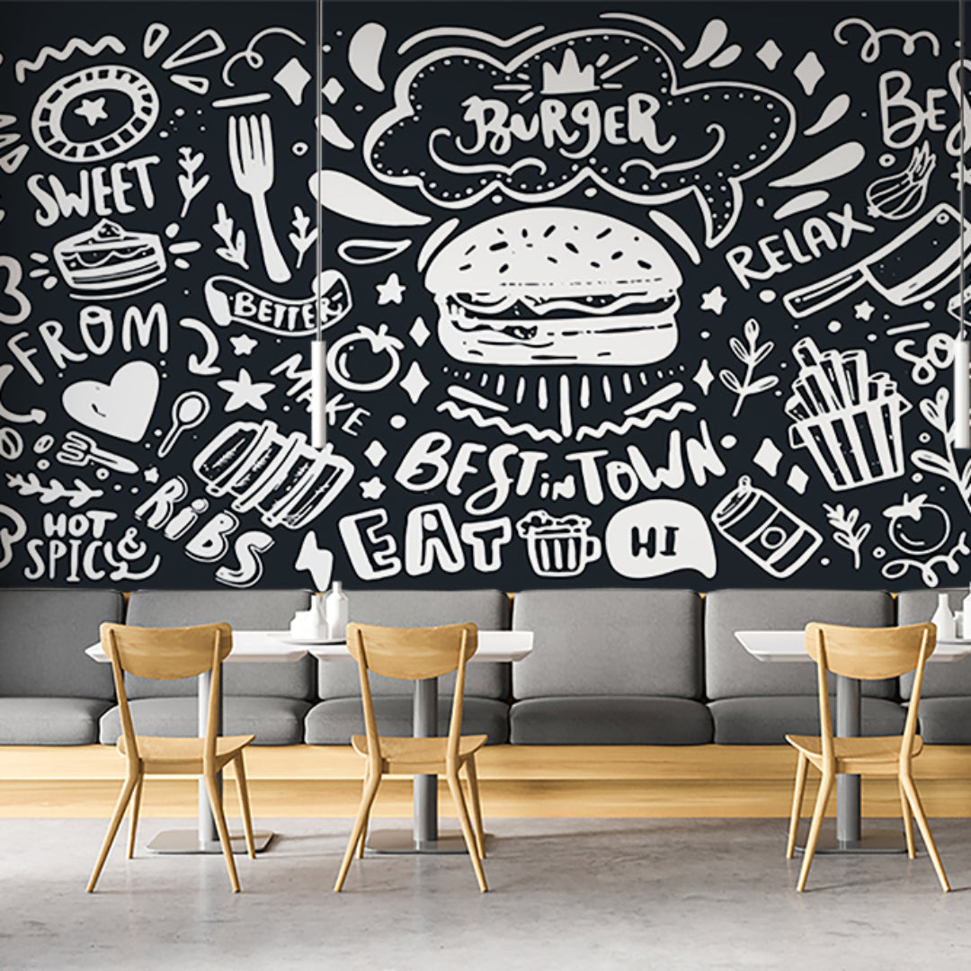 Burger Art Customize Wallpaper