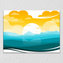 Sunset And Sunrise Wall Art 19
