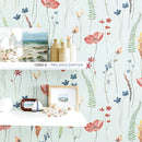 Steps Floral leaf bunch Wallpaper