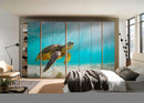 Tortoise Underwater Self Adhesive Sticker For Wardrobe
