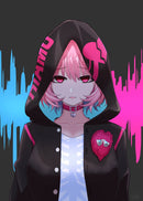 Riamu Yumemi Anime Self Adhesive Sticker For Refrigerator